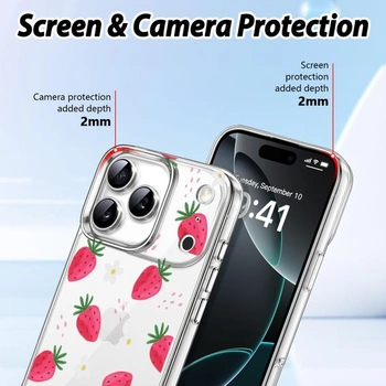 Průhledný kryt na telefon kompatibilní s iPhone 17 Pro 6,3 palce 5G 2025, ultratenký silikonový