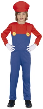 Chlapčenský kostým Super Mario s čiapkou M-L