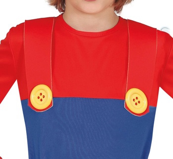 Chlapčenský kostým Super Mario s čiapkou M-L