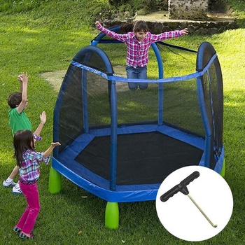 2dielna sada T-hákov na trampolínu, kovový nástroj na trampolínu