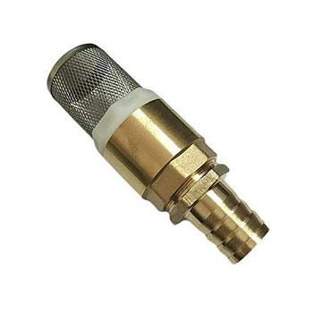 Spätný ventil TopHomer 88 x 37 mm, 1 palec, s pripojením potrubia 25 mm – mosadz a nerezová oceľ sa