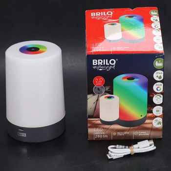 Briloner - Bezdrôtová stojacia lampa Riffle, dotyková, stmievateľná, pamäťová funkcia, stojacia lampa