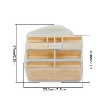 Vzduchový filter pre Husqvarna 445, pre Husqvarna 445 450 Rancher 450e II 445E II, 503443201
