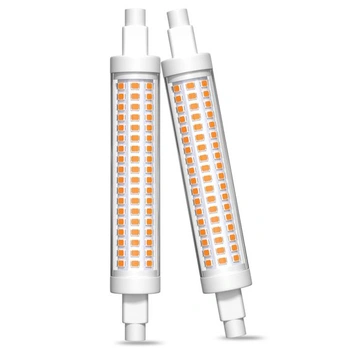 R7S LED 118mm 10W, stmievateľná teplá biela 2200K bez…