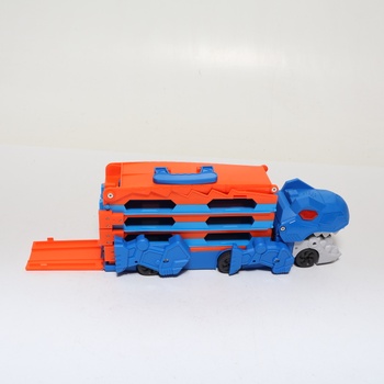 Prepravné vozidlo s dinosaurami - 3 v 1 autíčko s vyhadzovacím mechanizmom, skladacia prenosná dráha pre