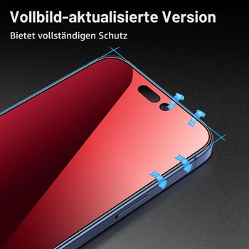 Ochranný kryt Mothca pre iPhone 17 Pro Max/16 Pro Max, červeno-oranžový, s ochranou súkromia, 2