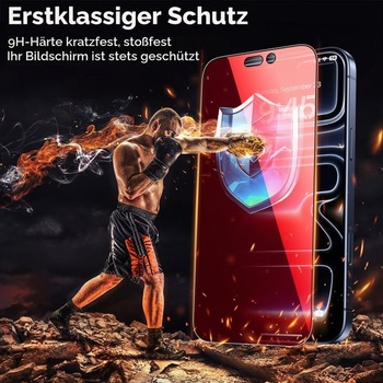 Ochranný kryt Mothca pro iPhone 17 Pro Max/16 Pro Max, červeno-oranžový, s ochranou soukromí, 2