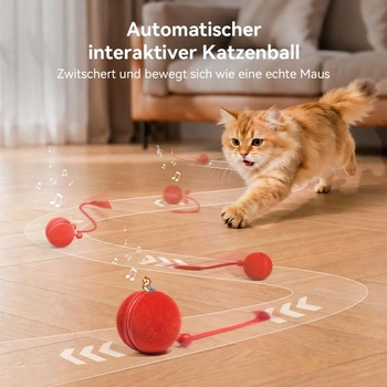 Interaktivní elektrická hračka pro kočky Cheerble - Wicked Ball MiniTail