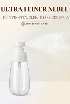 Malá znovu naplniteľná rozprašovač, vlasová kozmetika (modrá+priehľadná+ružová, 100ml*3)