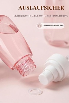 Malá znovu naplniteľná rozprašovač, vlasová kozmetika (modrá+priehľadná+ružová, 100ml*3)