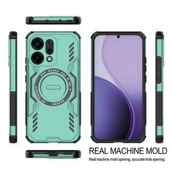 Magnetické puzdro pre Oppo Reno14, kompatibilné s MagSafe, nárazuvzdorné pevné puzdro s rohmi s