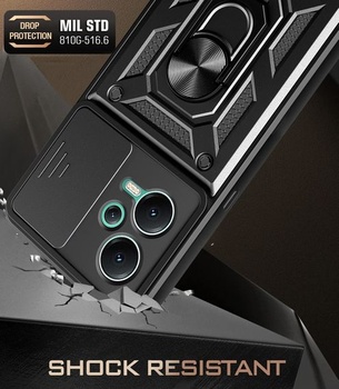 Puzdro ESTH® pre Xiaomi Poco X5/Redmi Note 12 s posuvným krytom fotoaparátu [Ochrana fotoaparátu]