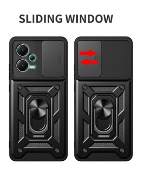 Puzdro ESTH® pre Xiaomi Poco X5/Redmi Note 12 s posuvným krytom fotoaparátu [Ochrana fotoaparátu]