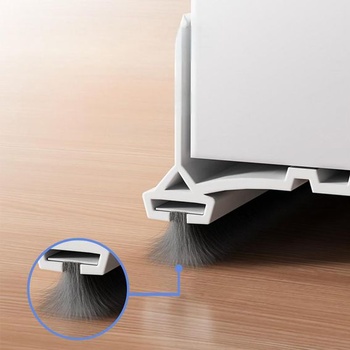 Těsnění dveří JINMEE proti průvanu 96 cm, vylepšené řezatelné těsnění pod dveřmi s oboustrannými