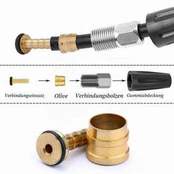 10 sád olív a vložných kolíkov pre hydraulické brzdové hadice, olív a vložiek do zaslepovacích