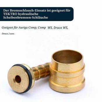 10 sád olív a vložných kolíkov pre hydraulické brzdové hadice, olív a vložiek do zaslepovacích