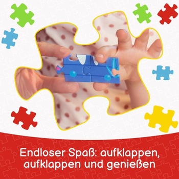 Trefl - Puzzle od 35 do 70 dielikov, 4 v 1: Rozprávky Disney, vek 4+