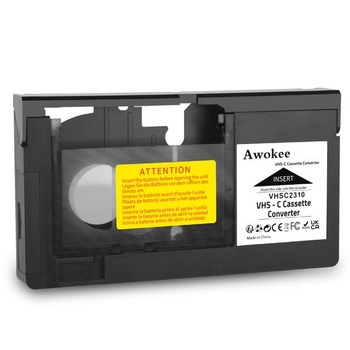 Kazetový adaptér VHS-C kompatibilný s videokamerami JVC a VHS-C, kazetový konvertor Panasonic (nie je