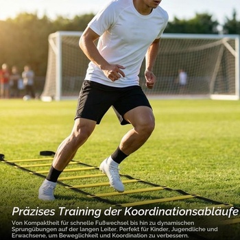 Tréningový rebrík, koordinačný rebrík, 9m koordinačný rebrík, futbalové tréningové vybavenie s