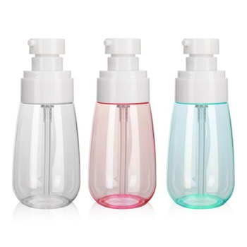 Malá znovu naplniteľná rozprašovačová fľaštička, vlasová kozmetika (Priehľadná+Modrá+Ružová, 100ml*3)