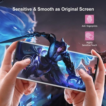 [2 kusy] Ochranné tvrdené sklo pre Samsung Galaxy S20 Plus, vysoká kvalita, 3D zakrivenie, plné