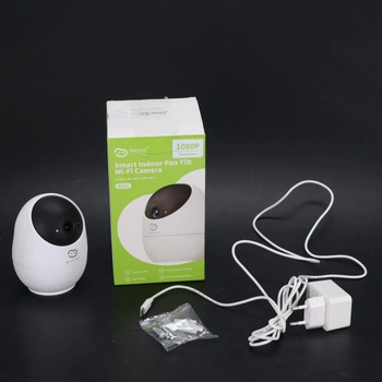 Vnitřní bezpečnostní kamera Beans View, barevné noční vidění, 360° 1080p Wi-Fi kamera pro domácí