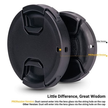 2 x 52mm krytky objektivů s úchytem pro 52mm objektivy o průměru 52 mm