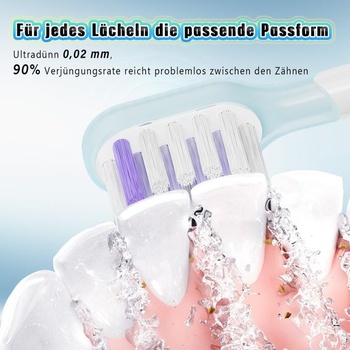 Náhradná hlavica zubnej kefky pre Laifen, balenie 6 kusov, vhodné pre dospelých, kompatibilné s
