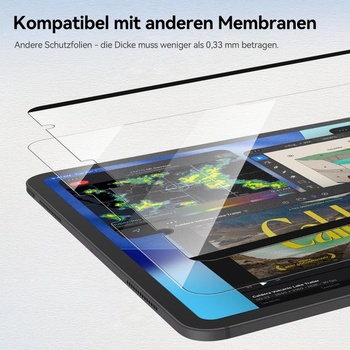 3 kusy papierovej fólie pre iPad Air 10,9 palcov a iPad Pro 11 palcov (2022-2018) iPad Pro 11