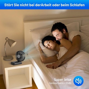 Ručný ventilátor, Prenosný USB dobíjací ručný ventilátor, Mini ventilátor 3000 mAh, 3 rýchlosti, 3
