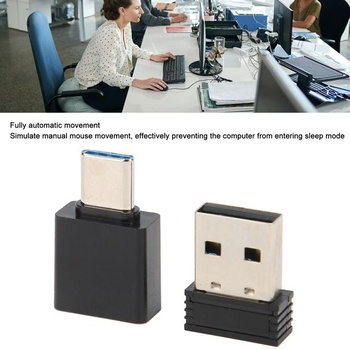Ciciglow Mouse Jiggler, plne automatický pohyb, nedetekovateľný USB pohyb myši, simulátor pohybu