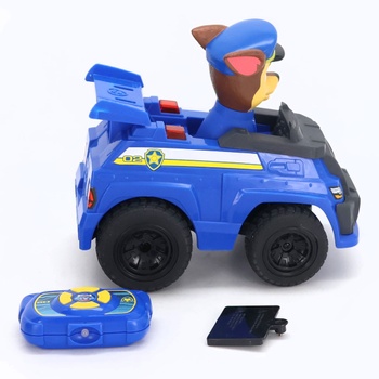 TLAPKOVÁ PATROLA – Chaseovo policajné auto na diaľkové ovládanie so svetelnými efektmi, cca 25 cm,