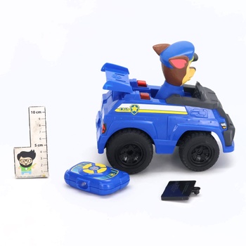 TLAPKOVÁ PATROLA – Chaseovo policajné auto na diaľkové ovládanie so svetelnými efektmi, cca 25 cm,