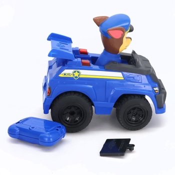TLAPKOVÁ PATROLA – Chaseovo policajné auto na diaľkové ovládanie so svetelnými efektmi, cca 25 cm,