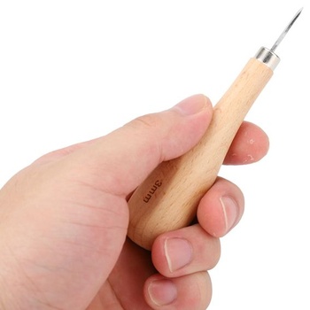 Oceľové šidlo na koži Fdit 3 mm