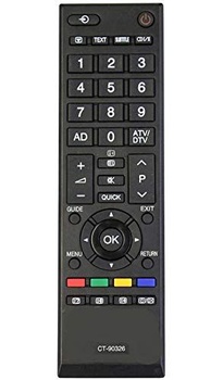 CT-90326 Náhradný diaľkový ovládač kompatibilný s Toshiba 19AV615DB CT-90329
