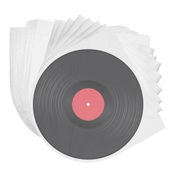 50 ks obalov na dosky 10 palcov, polopriehľadné vnútorné obaly, antistatické obaly na vinylové dosky,