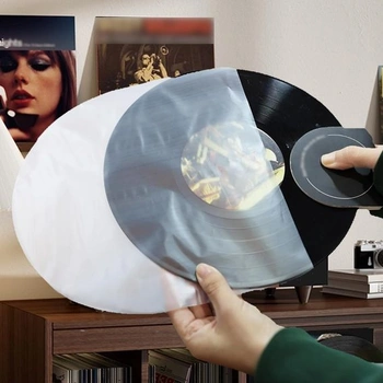 50 ks obalů na desky 10 palců, poloprůhledné vnitřní obaly, antistatické obaly na vinylové desky,