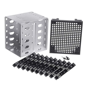 Priehradka na pevný disk, priehradka na pevný disk SATA z 5,25 palca na 5 x 3,5 palca, kryt pevného