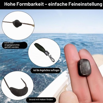 2x15g wolframový tmel pro lov kaprů