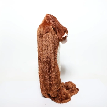 Karnevalový kostým Opičák Foxxeo hnedý XXL