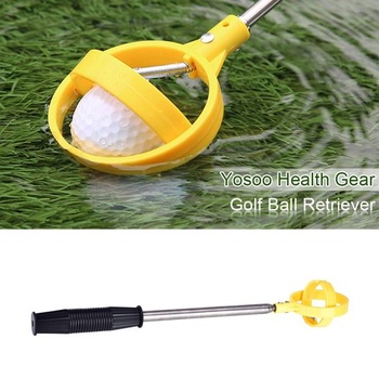 Naběračka golfových míčků Cocoarm, teleskopická naběračka golfových míčků z nerezové oceli,