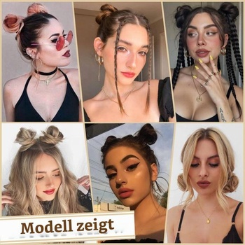 Sofiyan Drdol Príčesok, Vesmírny Drdol Príčesok, 2dielny Príčesok s Sponou, Čierny