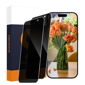 Ochranné tvrdené sklo Carantee Spy 2 kusy, antispywarové, pre iPhone 17/17 Pre 5G CAFR3 - iPhone