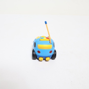 Batoľacie RC kreslené závodné auto Pup Go s hudbou a svetlami, 2 vymeniteľné bábiky, prvé auto na