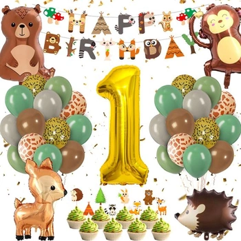 Sada balónikov k 1. narodeninám pre chlapcov, narodeninové…