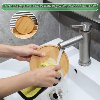 Zocipro 2dielne podtácky do kvetináčov, okrúhle drevené podtácky, drevené kvetináče pre vnútorné aj