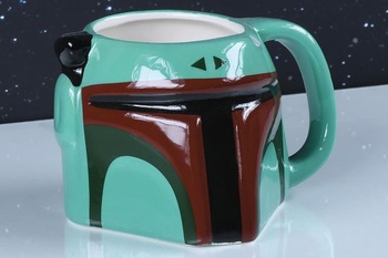Star Wars - 3D vyřezávaný keramický hrnek (Boba Fett) vícebarevný 1 kus (1 balení)