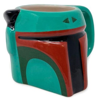 Star Wars - 3D vyřezávaný keramický hrnek (Boba Fett) vícebarevný 1 kus (1 balení)