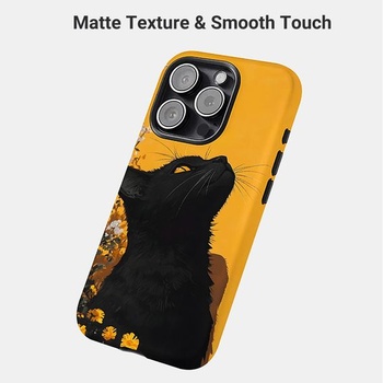 Puzdro na telefón Tawarror pre iPhone 12/12 Pro, ochranný kryt 2 v 1 s roztomilou mačkou,